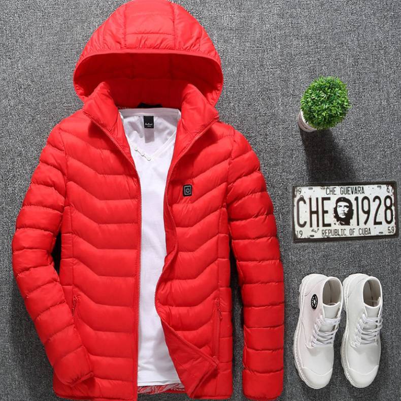 New Heated Jacket Coat USB Electric Jacket Cotton Coat Heater